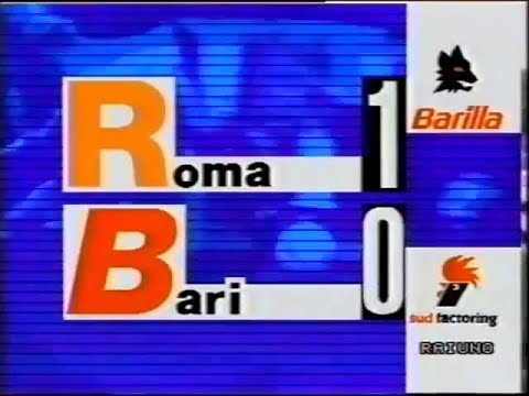 1990-91 (3a - 23-09-1990) Roma-Bari 1-0 [Carnevale] Servizio D.S.Rai1