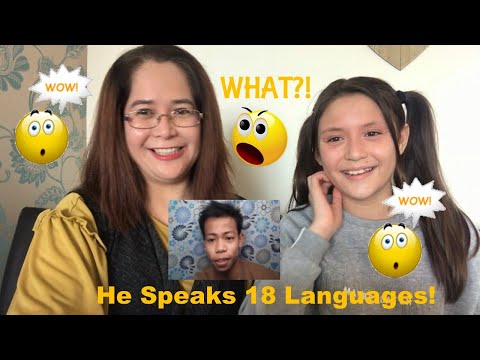 Filipino Teen speaks 18 Languages I Reaction