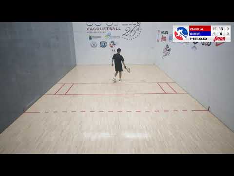 US OPEN RACQUETBALL - SINGLES ROUND 16'S PARRILLA-GARAY