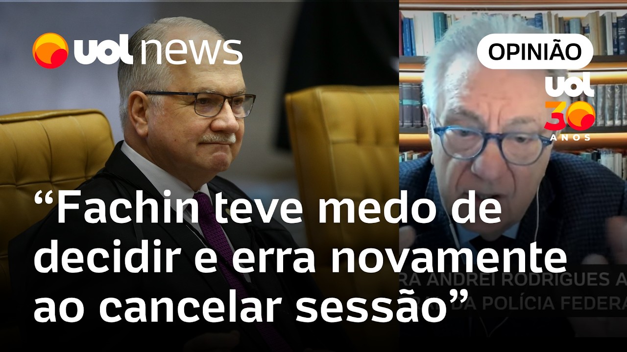  Fachin teve medo de decidir e erra novamente ao cancelar sessão do STF em meio a crise | Maierovitch
