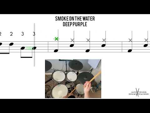 How to Play 🥁   Smoke On The Water   Deep Purple