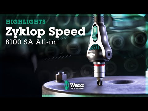 Wera | 8100 SA All-in Zyklop Speed | Highlights