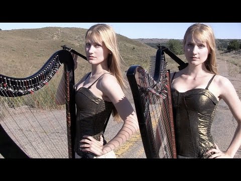 SWEET CHILD O' MINE (Guns N' Roses) Harp Twins - Camille and Kennerly HARP ROCK