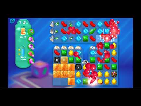 Candy Crush Soda Saga Level 495 (Four Hundred and Ninety Five) NO BOOSTERS