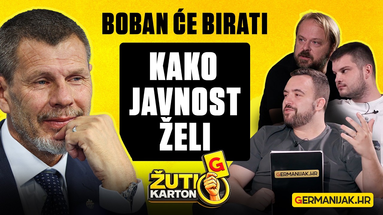 ŽUTI KARTON #22 | Boban će birati kako javnost želi