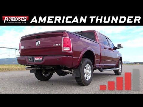 2014-20 RAM 3500 Crew Cab & MegaCab 6.4L - American Thunder Cat-back Exhaust 817932