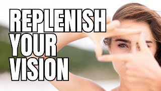 How can supplements support eye health by replenishing foundational building blocks for repair?