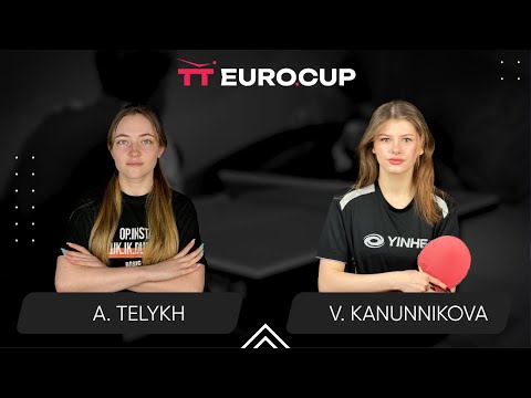 17:35 Anastasiia Telykh - Vasylysa Kanunnikova 16.09.2024 TT Euro.Cup Women Ukraine Star. TABLE 4