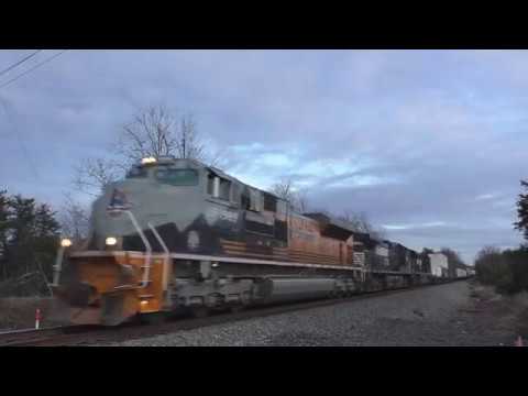 12-13-17 Rio Grande Heritage: UP #1989 leads NS train 214