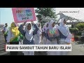 Sambut 1 Muharram, Ribuan Santri Dan Pelajar Pawai di Jalan Sambut 1 Muharram, Ribuan Santri Dan Pelajar Pawai di Jalan