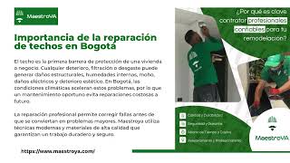 Mantenimiento Reparacion de techos Bogota  Maestroya com