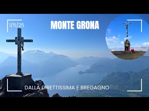 1/5/25 monte Grona dalla Direttissima e monte Bregagno in anello