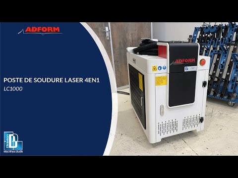 Poste à souder laser fibre 4 en 1 - soudure, découpe, nettoyage et décapage - avec lentilles de focalisation et protection - ADFORM_5