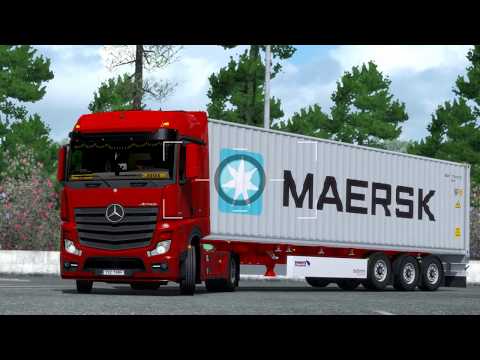 ETS2 Mercedes Benz Actros 1845 Olsztyn - Wałcz