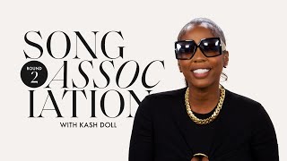 Kash Doll Raps Missy Elliot, Drake &amp; &quot;Ice Me Out&quot; in a Game of Song Association | ELLE