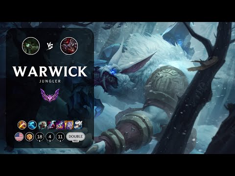 Warwick Jungle vs Shaco - NA Master Patch 14.4