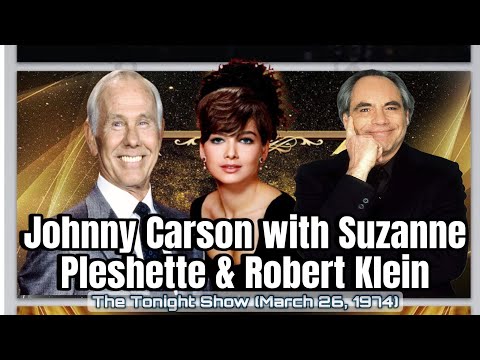Johnny Carson with Suzanne Pleshette & Robert Klein | The Tonight Show (March 26, 1974)