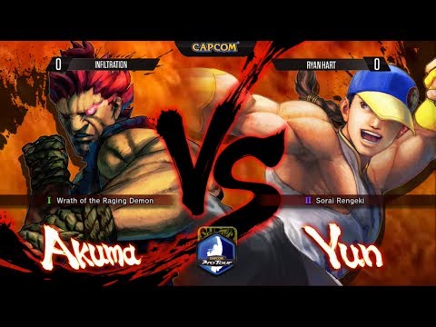 SSF4: AE - Infiltration vs Ryan Hart - Winners Finals - Final Round 17