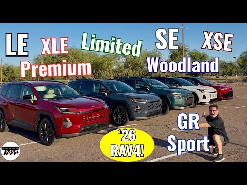 ALL 2026 Toyota RAV4 Trim Levels COMPARED!