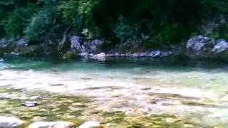 preview picture of video 'Pesca a mosca in Trebusica - Slovenia - 23 giugno 2014'