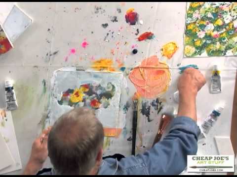 A Simple, Loose and Abstract Approach to Negative Shape Painting with Robert Burridge