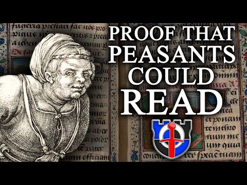 The evidence that medieval PEASANTS could READ! Medieval Misconceptions