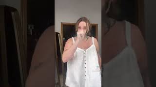 Braless no bra bouncy bouncing boobs dancing tiktok nip slip boob
