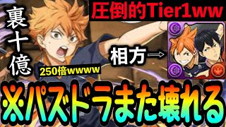 【最強】これ大丈夫か⁈ 烏野高校PTを使ったらヤバすぎて裏十億をぶっ壊してしまいました。【パズドラ】