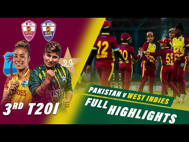 Full Highlights | Pakistan Women vs West Indies Women | 3rd T20I 2024 | PCB | M2F2U