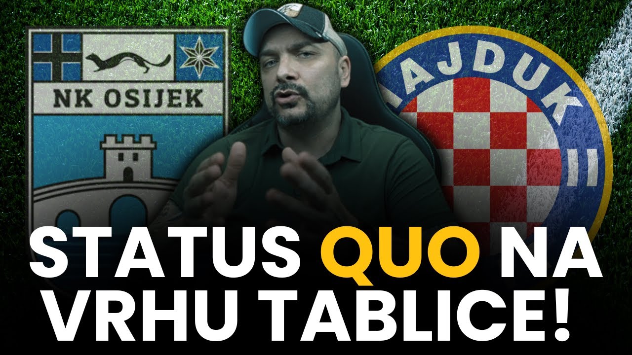 OSIJEK vs HAJDUK 2:2! REALNA PODJELA BODOVA!