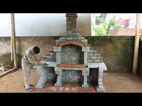 Projects Outdoor Kitchen Build // DIY Build a Brick Oven From Start To Finish