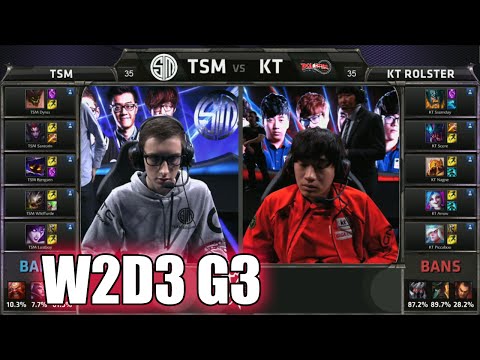 TSM vs KT Rolster | Week 2 Day 3 Group D LoL S5 World Championship 2015 | Team Solomid TSM vs KT G2