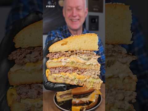 Supersize Your Party With A Big Mac-nificent Birthday Cake!🍔🎂 #shorts #bigmac #birthday #cake