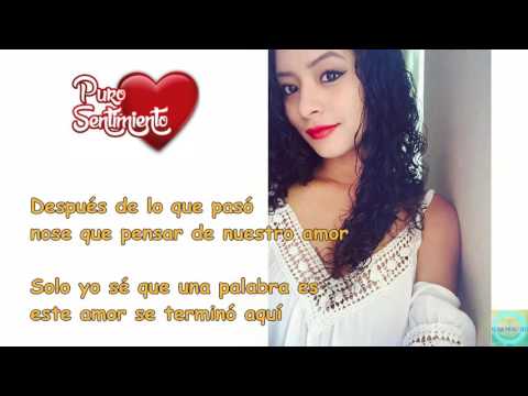El Amor Es Solo Una Palabra - Puro Sentimiento