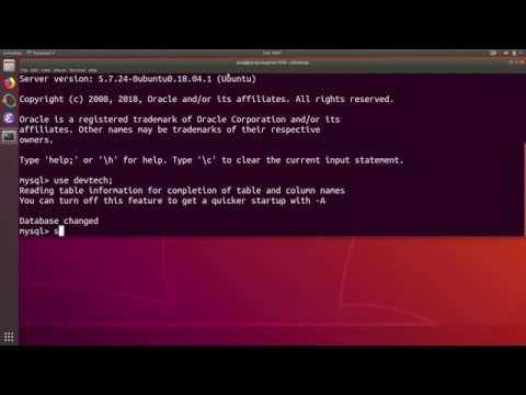 Python Pymysql Tutorial 2 Create Table In Mysql Database