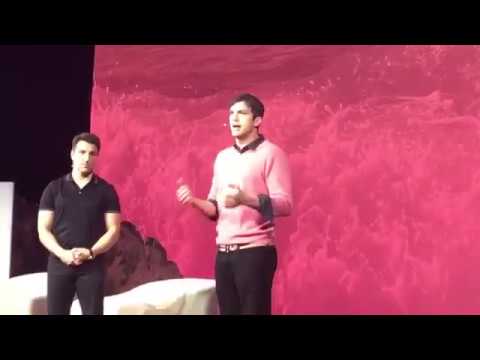Ashton Kutcher Shuts Down BDS Anti-Israel Protester Ariel Gold at Airbnb Event