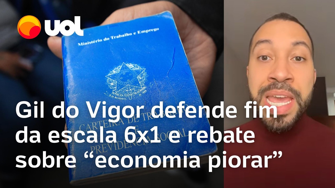 Gil do Vigor detona quem é contra fim da escala 6x1: 'Trabalhador mais descansado é mais produtivo'