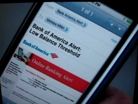 Bank of America Commercial 2009 "Alerts"