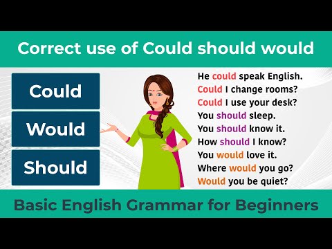 🆕how To Use Could Would And Should In A Sentence? Correct Use Of Could Would And Should