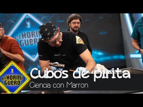 Marron sorprende a los coaches de 'La Voz' extrayendo cubitos de pirita - El Hormiguero