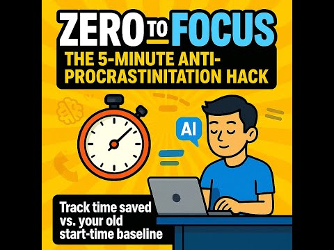 Laser Focus in 5 Minutes  The Ultimate Productivity Hack