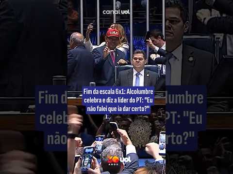 Fim da escala 6×1: Alcolumbre celebra e diz a líder do PT: ‘Eu não falei que ia dar certo?’