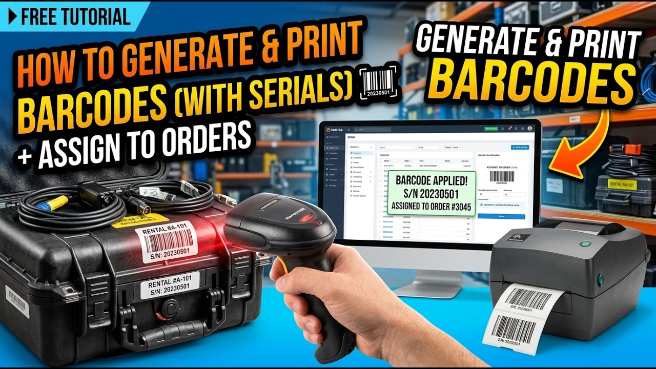 Generate and Print Barcodes