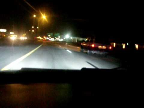 Night driving with TYC projector headlight & DDM Tuning 55w 6000k