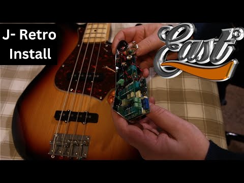 John East J-Retro Jazz Bass Preamp Install- Easy Install and no solder required.