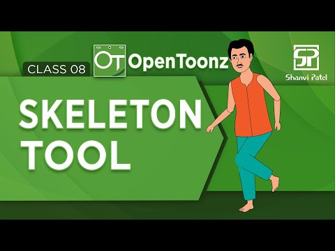 OpenToonz: Skeleton Tool | Toll Bar | 2D Animation | 2D Cartoon | in Hindi