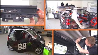 SMART Car Soft Top System Slider Replacement Tutorial for W451 and W453 Models