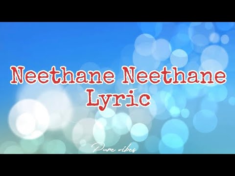 Neethane Neethane lyric song | A.R.Rahman |Mersal |