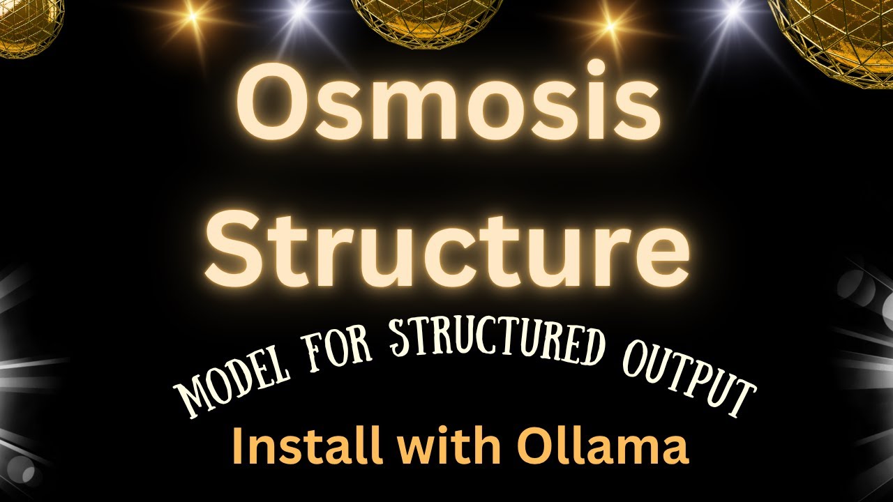 Osmosis-Structure-0.6B: Small Language Model for Structured Outputs - Install with Ollama