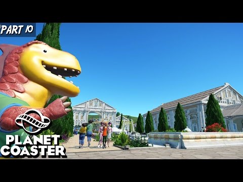 Library Plaza Part 1 | Planet Coaster | Alpha 2 | Gameplay